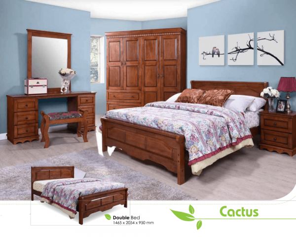 Cactus Solid Wood Bedroom Sets