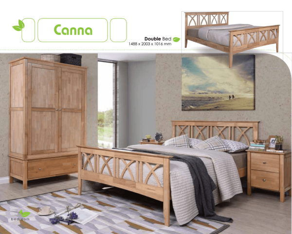Canna Solid Wood Bedroom Sets