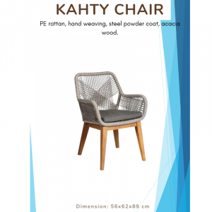 Outdoor Acacia Wood Kahty Chair
