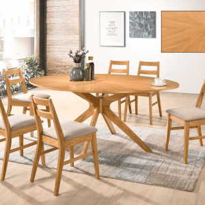 Solidwood Oval Dining Set