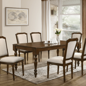 Solid Wood 6 Seater Dining Set